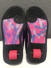 Heely Roller Shoes Propel Black Pink Purple Size 5Y