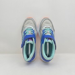Saucony Cohesion 14 AC Blue Grey Hook Loop Strap Shoes SK165547 Youth Size 5 W