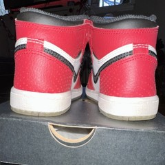 Jordan 1 Retro High OG PS Sneakers Red White Black Blue Leather 11C High Top