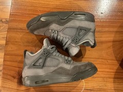 Jordan Air Jordan 4 Gray Leather Mid Top Sneaker Youth 7Y EU40 HM8965-001