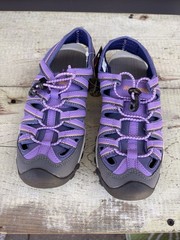 Northside Kids Sport Sandals Purple Gray Size 4 Youth Closed Toe Hiking NWT