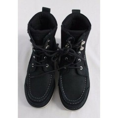 Kid‘ Sperry® for Crewcuts Dockyard Boots Chukka Shoe Black Size 1M NEW F5639