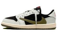 Jordan 1 Retro Low OG SP Travis Scott Olive PS Kids DZ5909-106 New Authentic