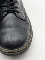 Dr Martens Boots Womens Size 5 Black Zavala J Combat Side Zip Lace Up Ankle