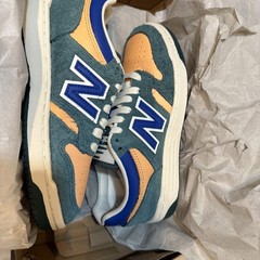 New Balance 480 Green Orange Blue GSB480GP Kids Size 4.5Y / 6W New