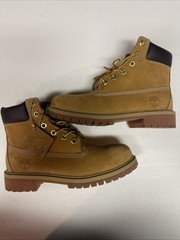Juniors Timberland Premium 6″ WP Boot – Wheat Nubuck TB 012909 713 Size 4