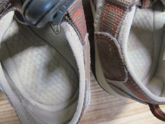 Keen Newport Youth Boys Size 3 Brown Orange Laces H2 Waterproof Sandals