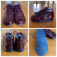 Children’s Classics Spanish Patent Leather Unisex Oxford Booties