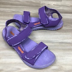 Teva TIDEPOOL Purple Adjustable Straps Slingback Sport Sandal YOUTH Sz 7 / Ws 9