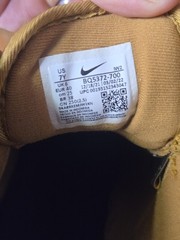 Nike GS Manoa Boot Wheat Black Wheat HF0750-700 Size 7Y