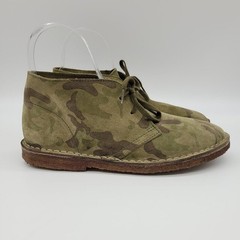 J.CREW CREWCUTS Macalaster Camo Suede Leather Boots for Kids #0347 – Size K6