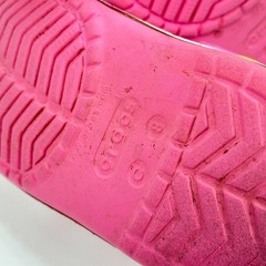 Crocs Fun Lab Mickey Lights Clog Pink Lightweight Slip On Shoes Youth Size 8
