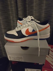 New Nike (GS) Dunk Low Upside Down Blue Orange Red White no box