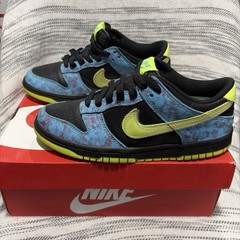 Nike Dunk Low “let’s dance” SE 2 (GS) Kids US 5.5Y Blue/Black/Volt