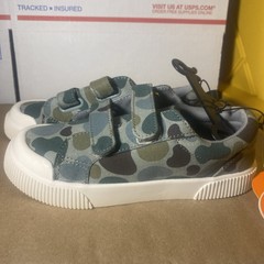 WONDER NATION GIRLS GRAY TYE DYE SNEAKERS SHOES LACE UP SIZE 12 LOW TOP SCHOOL