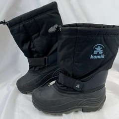 Kamik 4 Insulated Youth SIZE 5 Waterproof Cold Weather Black Snow Boots