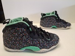 Nike Little Posite One Easter GS Size 4.5Y Womens 6 Lace Up Sneakers 846077-004