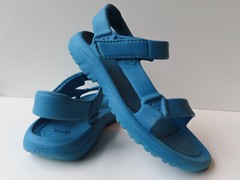 Kids TEVA Hurricane DRIFT all rubber strappy sandal- Blue Size 4