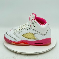 Nike Air Jordan 5 Youth Size 5.5Y Women 7 440893-168 Pinksicle Pink White Shoes