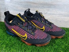 Nike Air VaporMax Flyknit 2021 Black Multi Color Size 6Y DV2118-001