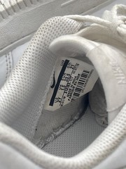 Nike Air Force 1 Low Triple White Shoes Sneakers af1 314193-117 Youth 2Y