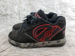 HEELYS ‚Propel 2.0‘ Black Red Skating Skate Heel Shoes Size Youth US 2 EUR 33