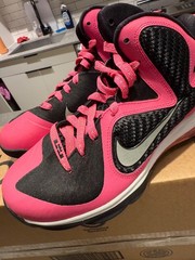 Nike Lebron 9 GS ‘Laser Pink’ 472664-600 SZ 6Y AUTHENTIC