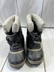 Sorel Duck Boots Shoes Kids 9 Yoot Pac Tp Waterproof Snow Gray Winter