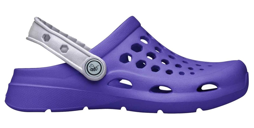 Joybees Kids Active Clog – Durable & Comfortable Sandal – Violet/Silver