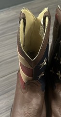 Durango 8″ Square Toe Patriotic Western Flag Boots BT245 Kids/Men US 7M UK 6
