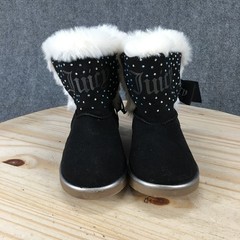Juicy Couture Boots Children 13 Jack Biola Shearling Black Fur Lined Ankle Top
