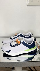 AVIA O2 Air Kids Sneakers Size 4 Youth White Blue Athletic Shoes New NWT