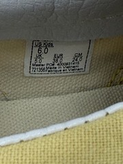 Vans Classic Checkerboard Slip-On Canvas Comfort Sneakers Kids 6 Yellow White