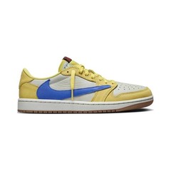 Jordan 1 Retro Low OG SP Travis Scott Canary PS DZ5909-700 Kids‘