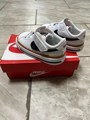 Nike – Court Legacy (Toddler)- White Desert Ochre – Size 7C NEW