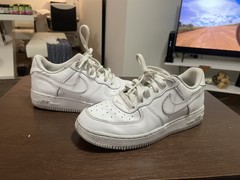 Nike Force 1 (PS) Size 3Y White/White-White 314193-117 Fast Shipping