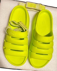 UGG Sport Yeah Slide Slingback Sandal Water Key Lime Kids Size 3 Unisex (K3)