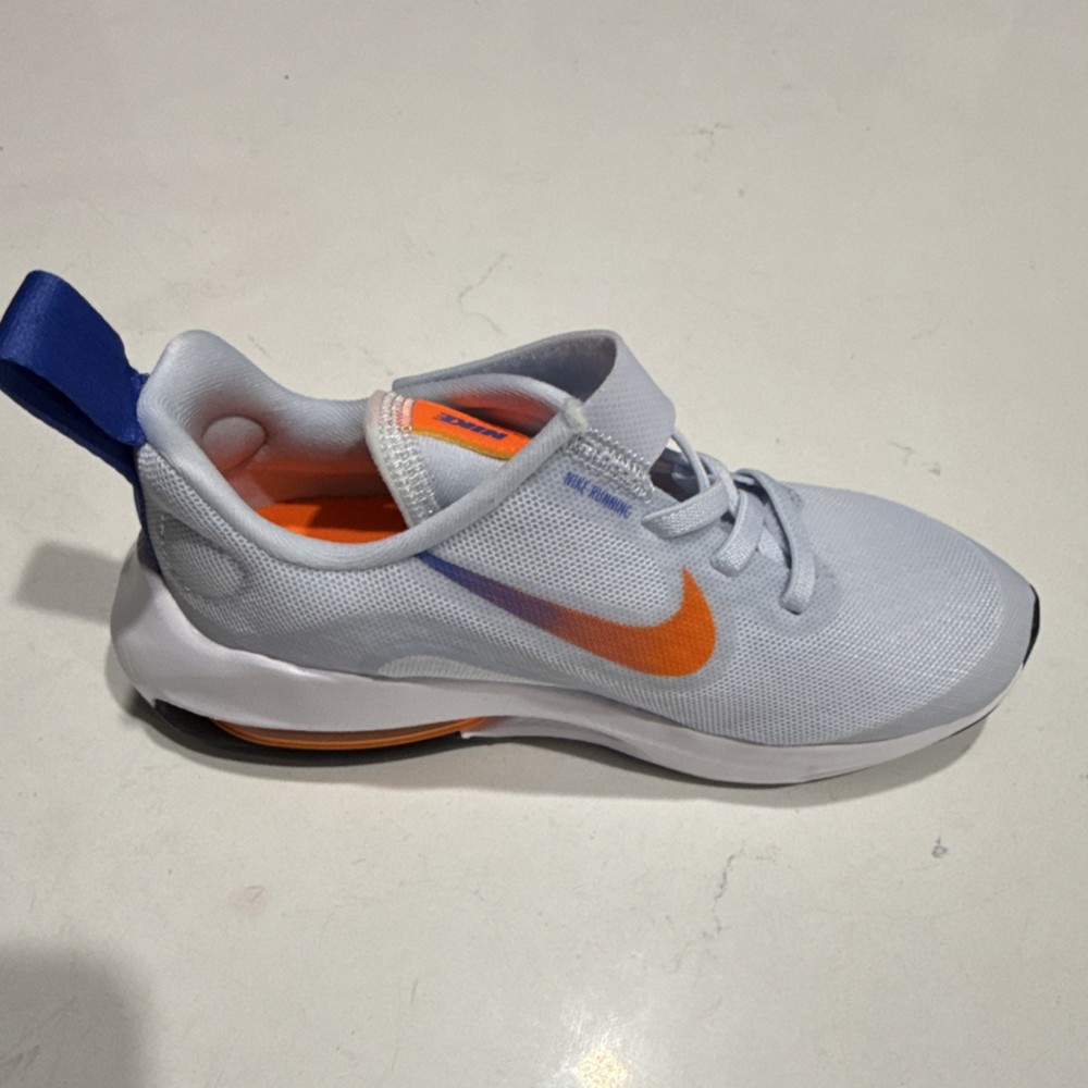 Nike Air Zoom Arcadia 2 PSV Kids Athletic Shoes Football Grey/Orange 12C