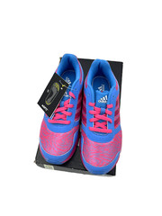 Adidas Performance Hyper Fast K Children Tennis Shoes Size 3 1/2 Pink & Blue