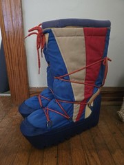 Vintage Boho 60s 70s 80s Kelso Moon Outdoor Snow Boots Retro Rare