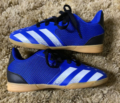 ADIDAS PREDATOR UNISEX SNEAKERS BLUE & WHITE US KIDS SIZE 12K 698007 LACE UP