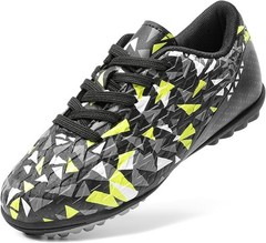 DREAM PAIRS Turf Indoor Soccer ‚Black/Neon Green‘