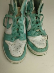 Nike Dunk High Island Mint Green 921797-300 Royal Sea Foam Teal GS Size 4Y