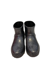 NEW UGG Drizlita Glitter Rainboot ~ Silver ~ Size 4