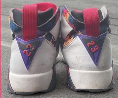 Retro Customized Nike Air Jordan 7 Nothing But Net Sweater Sz4.5Y 304774-142