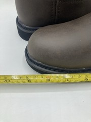 Georgia Boot Wellington Brown Pull On Work Leather Boots G099 Size 1.5M Kids 7”