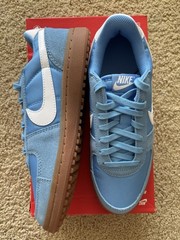 Nike Field General (GS) Blue/White Gum Sole Suede Low Top Sneakers 7Y