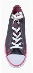 Converse All Star gray canvas, double-tongue sneakers, youth 5M