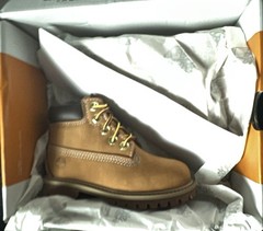 NIB Timberland Toddlers 6 Inch Premium Waterproof Boots Lace Up Size 8 Medium