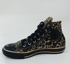 Converse Chuck Taylor All Star High Top Leopard Print Sneakers Youth Size 3